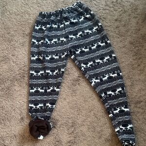 Othr Black and White Patterned Pants